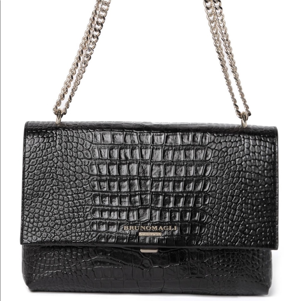 Brand new Bruno Magli Croc Embossed Leather